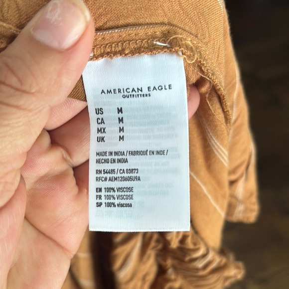 American Eagle Outfitters Brown Striped Pants - Picture 4 of 5